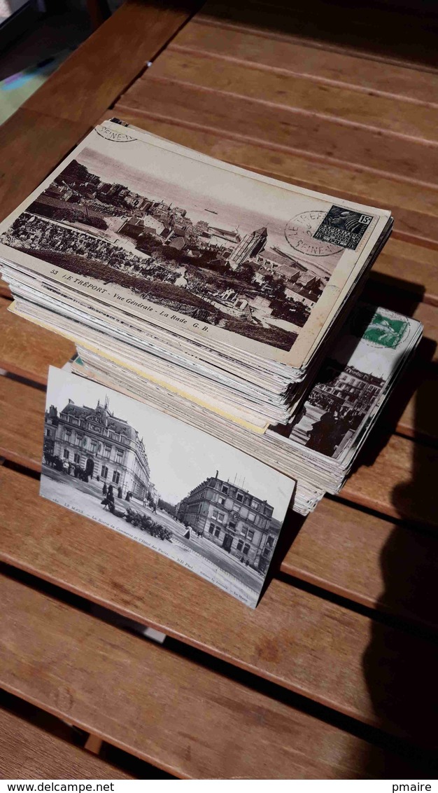 Lotcpa 111 - Lot De 500 CPA Environ France Type Drouille ( Pas De Petits Villages, Surtout Des Grandes Villes) - 500 Postcards Min.