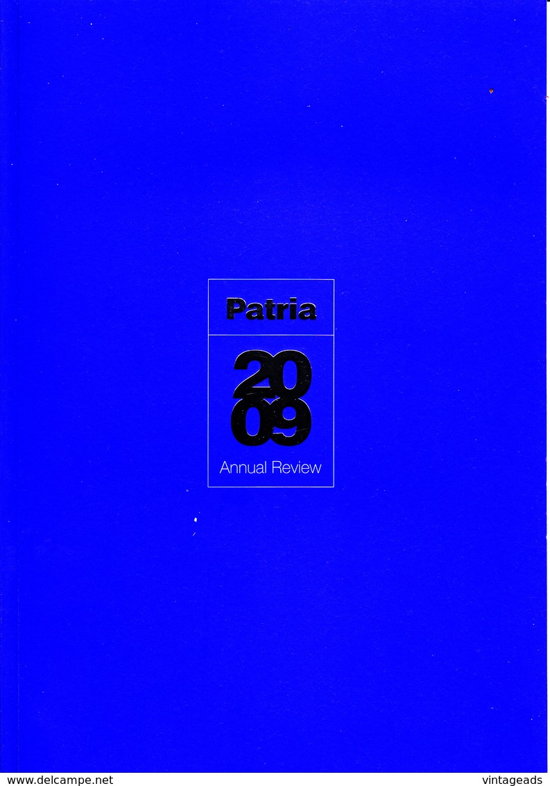 CA563 - PATRIA Annual Report 2009 - Annual Review, Englisch, 24 Seiten - Sonstige & Ohne Zuordnung