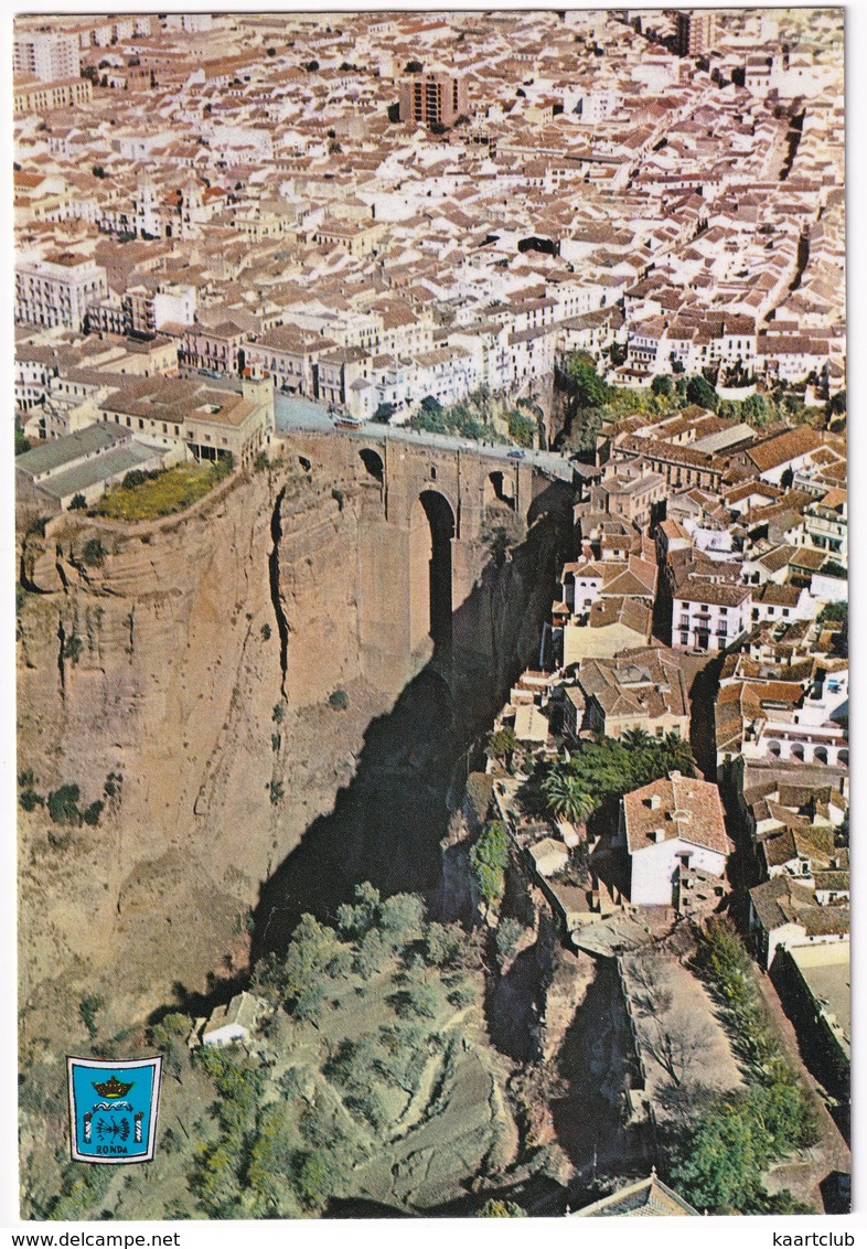 Ronda - Vista Parcial Ciudad, El Tajo Y Puenta - (Espana/Spain) - Malaga