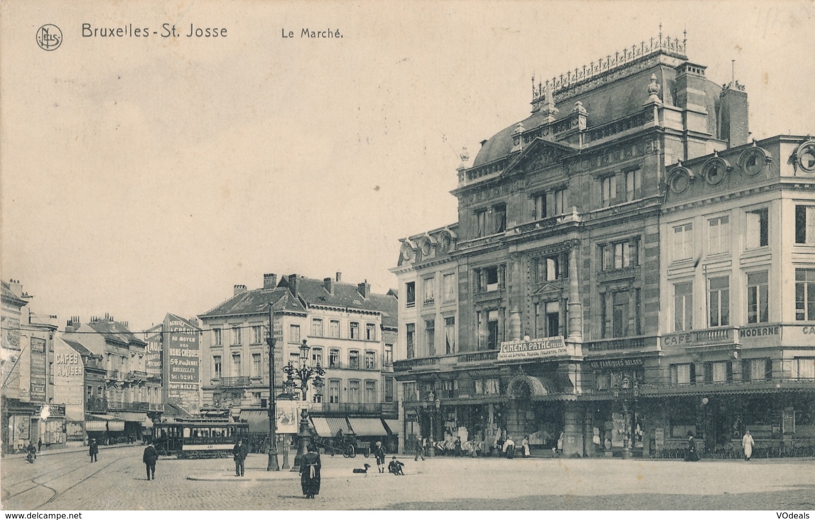 CPA - Belgique - Brussels - Bruxelles - St-Josse-ten-Noode - Le Marché - St-Joost-ten-Node - St-Josse-ten-Noode