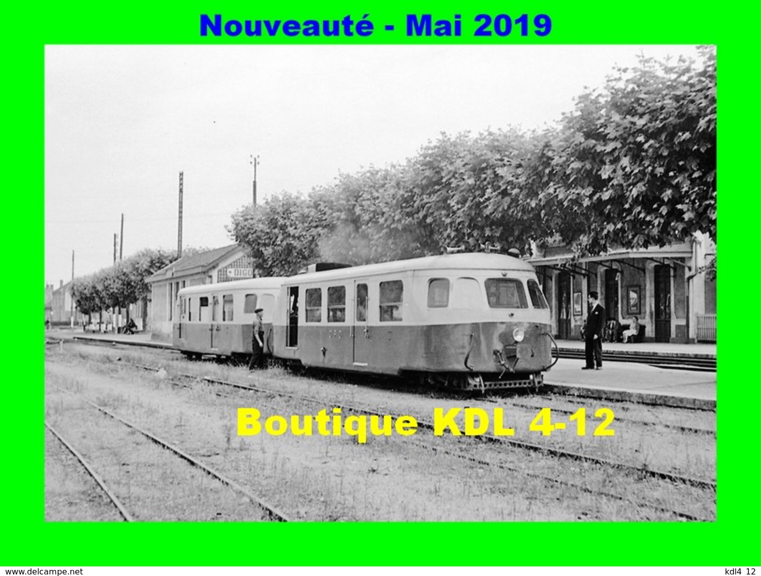 AL 568 - Autorail Billard A 80 D En Gare - DIGOUIN - Saône Et Loire - CFD - Digoin