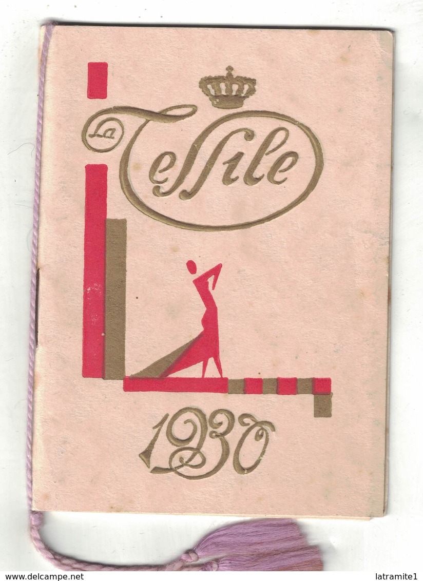 CALENDARIETTO  LA TESSILE 1930 - Altri & Non Classificati