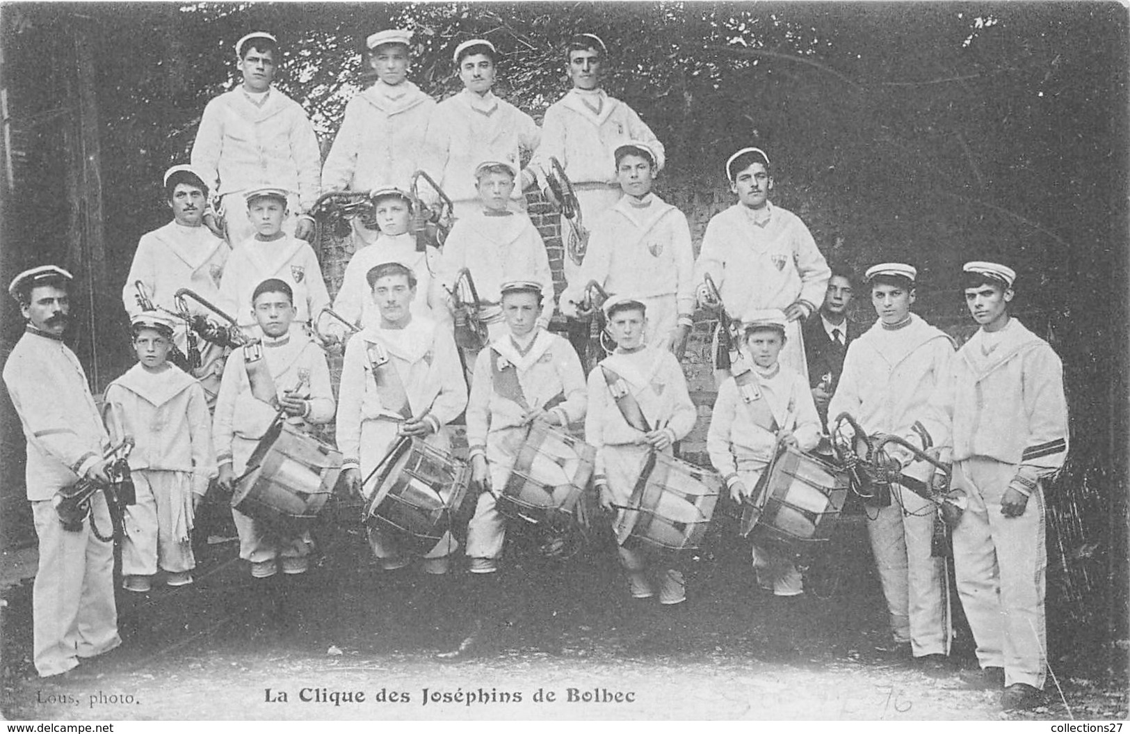 76-BOLBEC- LA CLIQUE DES JOSEPHINS DE BOLBEC- FANFARE - Bolbec