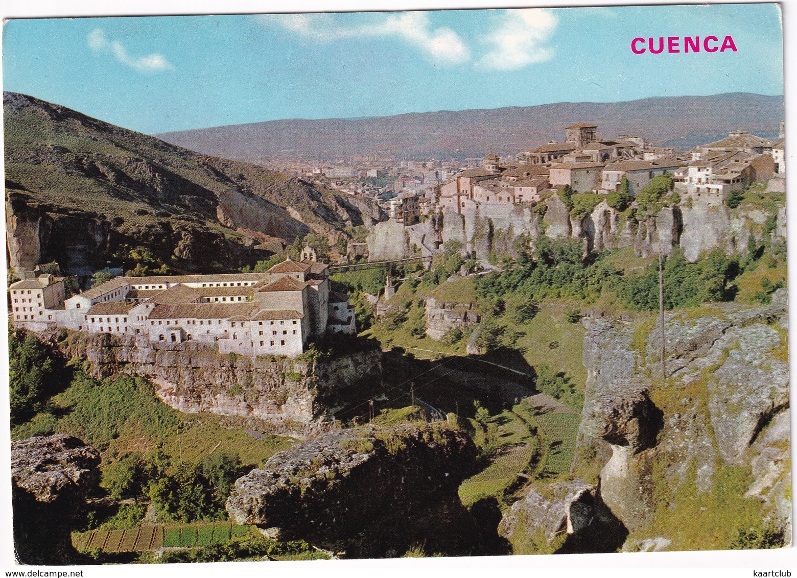 Cuenca - Hoz Del Huecar Y Convento De Los Padres Paules - (Espana/Spain) - 1970 - Cuenca