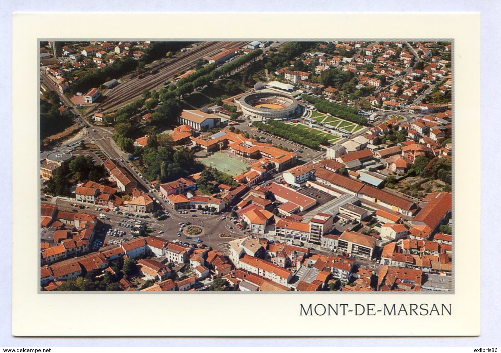 CP 40 MONT DE MARSAN LANDES  VUE AERIENNE Coup D Oeil Sur La Ville.. REF 230519 - Other & Unclassified