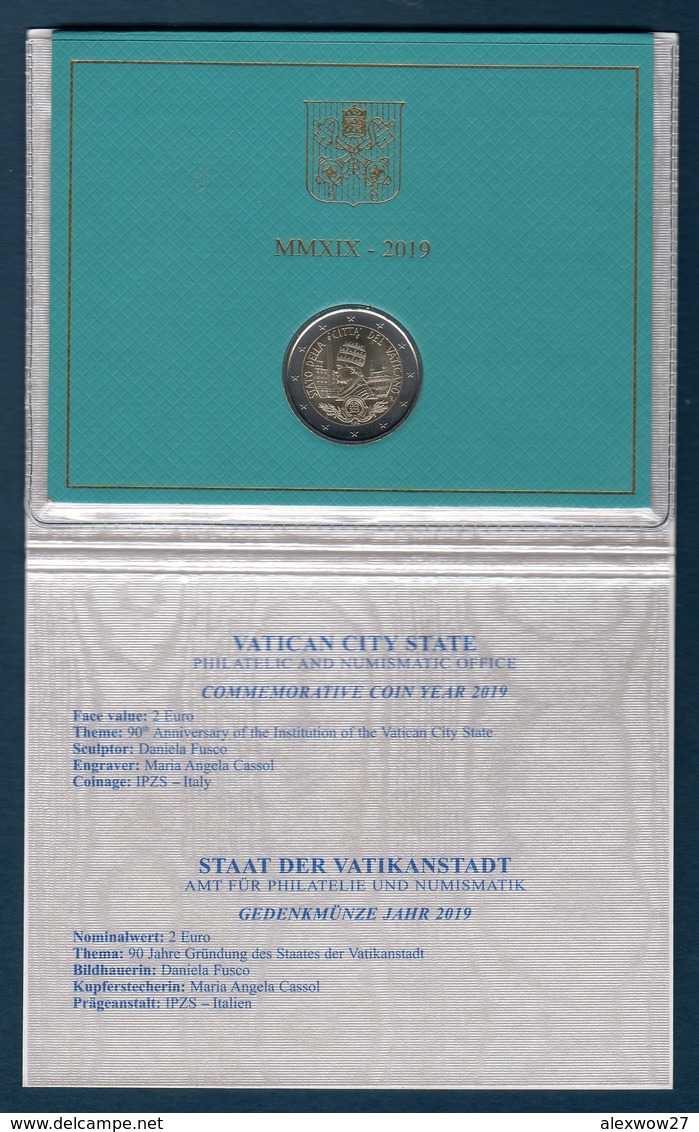 Vaticano / Vatican City 2019  -- 2€ FDC - Vaticano