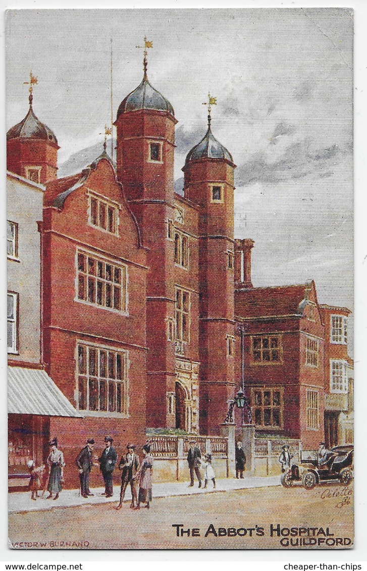 Guilford - The Abbot's Hospital - Tuck Oilette 8992 - Surrey