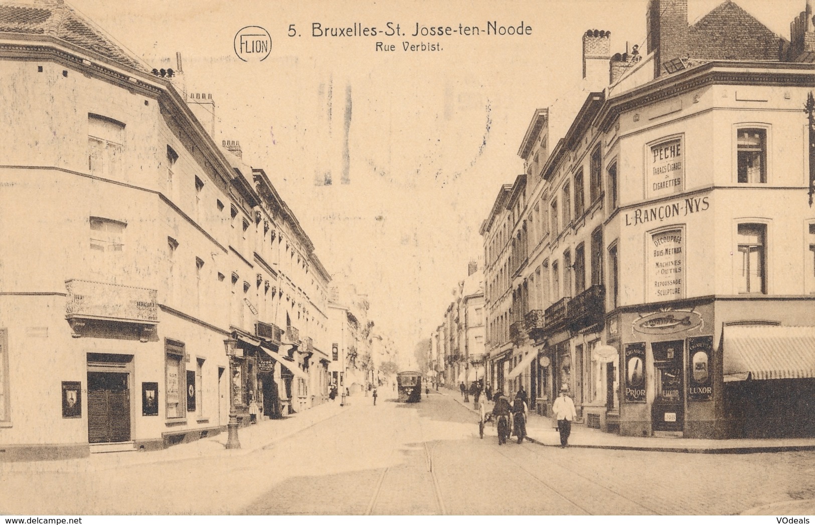 CPA - Belgique - Brussels - Bruxelles - St-Josse-ten-Noode - Rue Verbist - St-Joost-ten-Node - St-Josse-ten-Noode