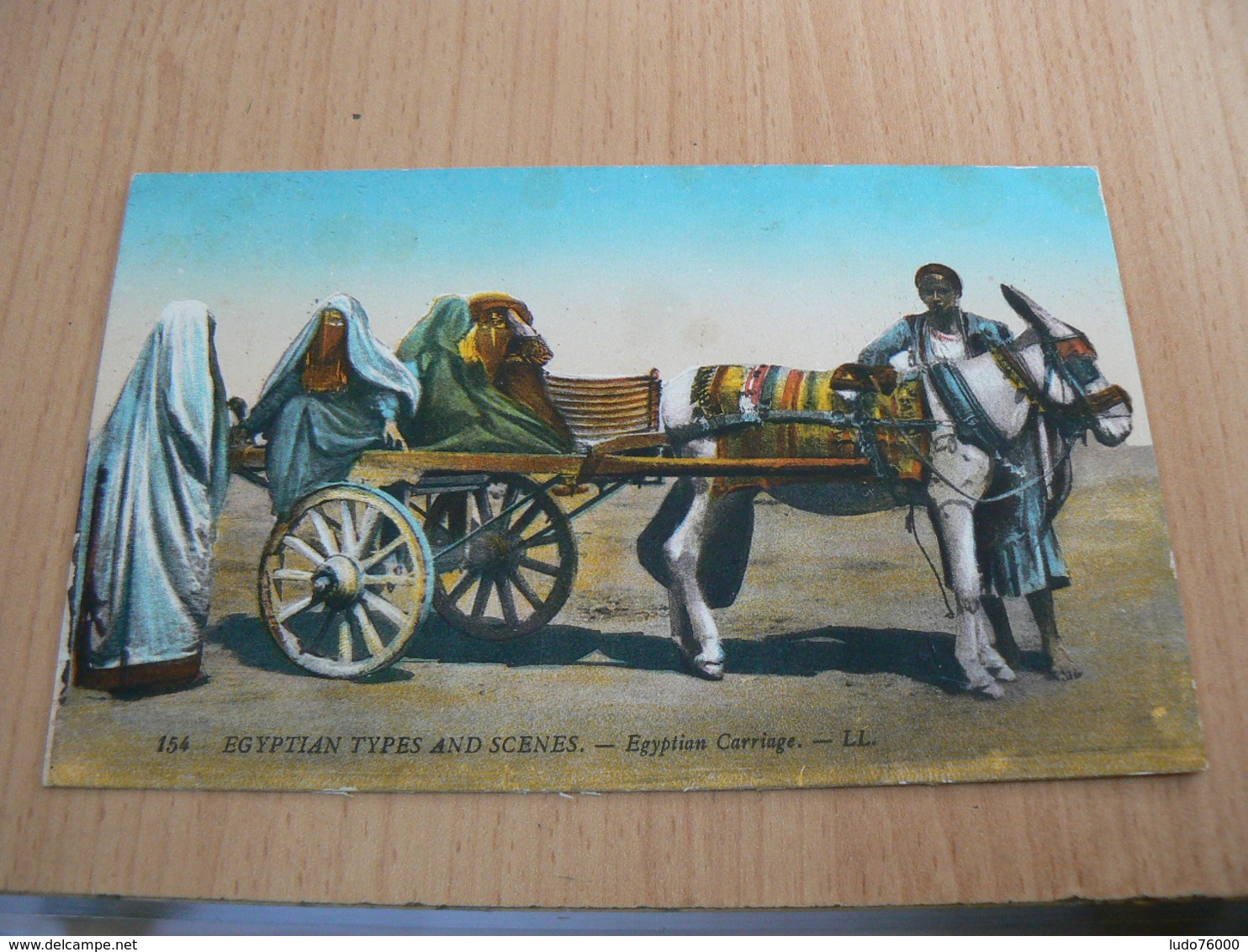 CP01/ EGYPTE SCENES ET TYPES EGYPTIAN CARRIAGE / CARTE NEUVE - Autres & Non Classés