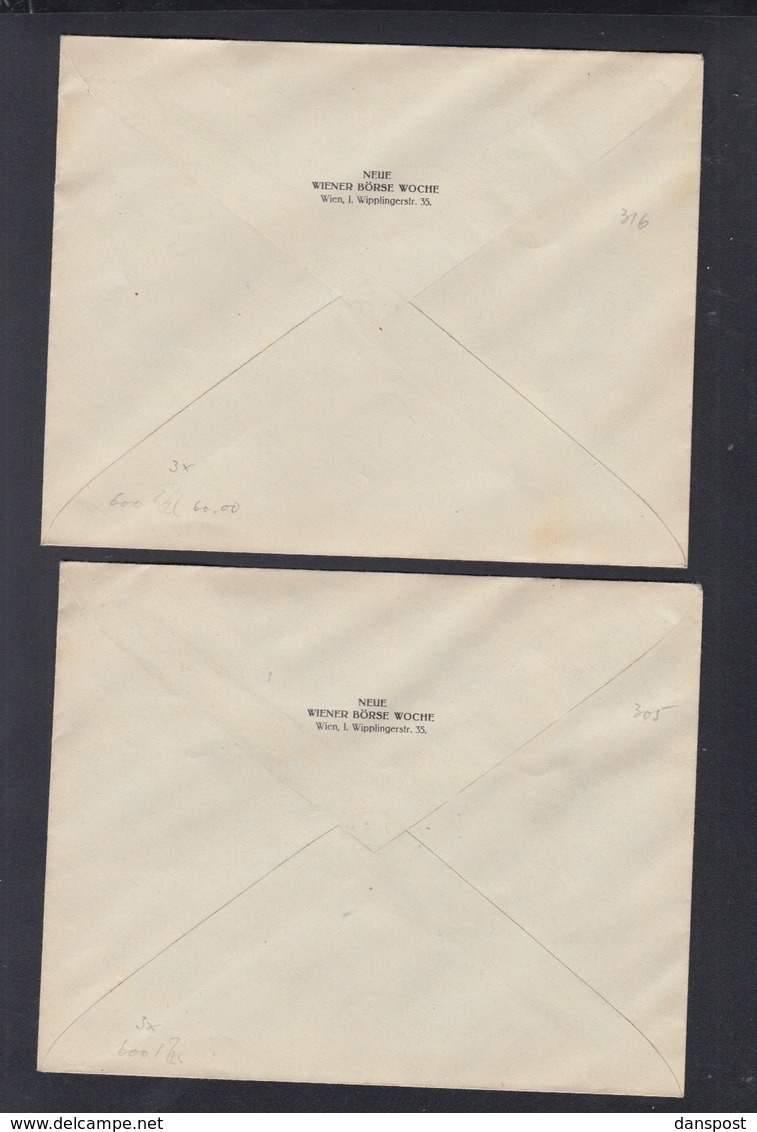 Romania Austrian Field Post 2 Covers  Unused - World War 1 Letters