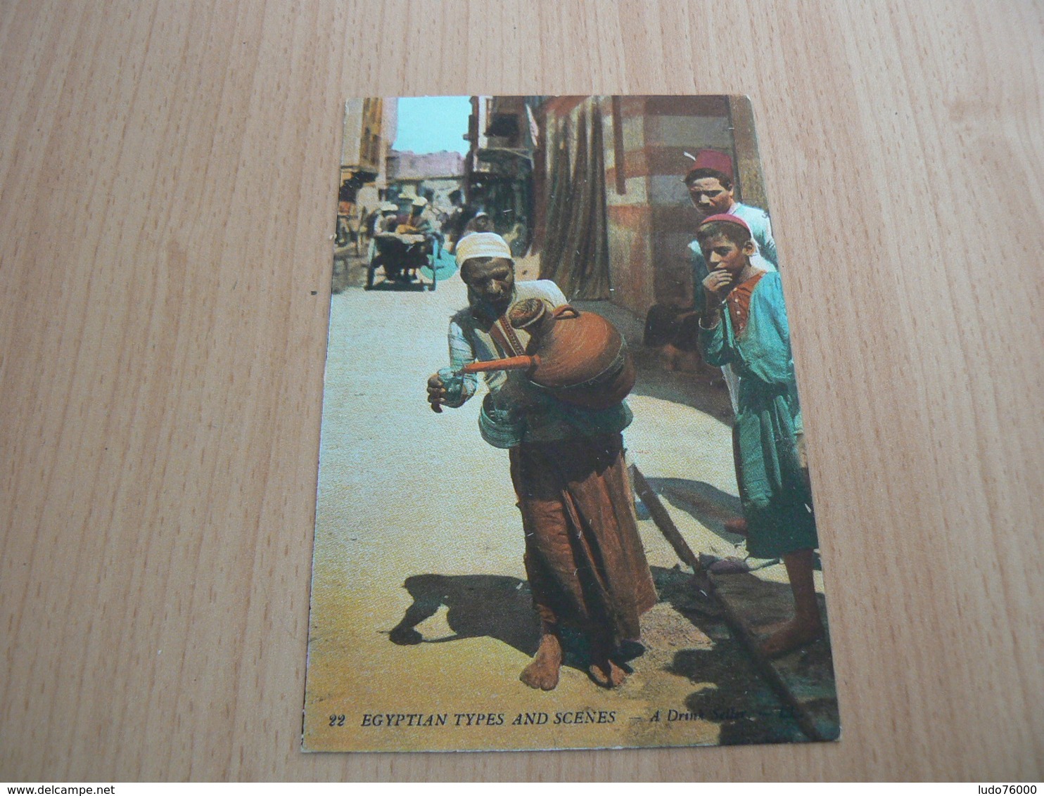 CP01/ EGYPTE SCENES ET TYPES UN BAR AMBULANT / CARTE NEUVE - Autres & Non Classés