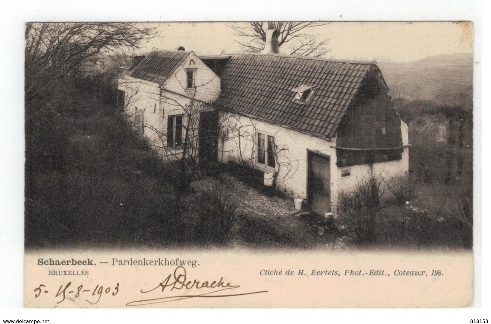 Schaerbeek - Pardenkerkhofweg 1903 - Schaerbeek - Schaarbeek