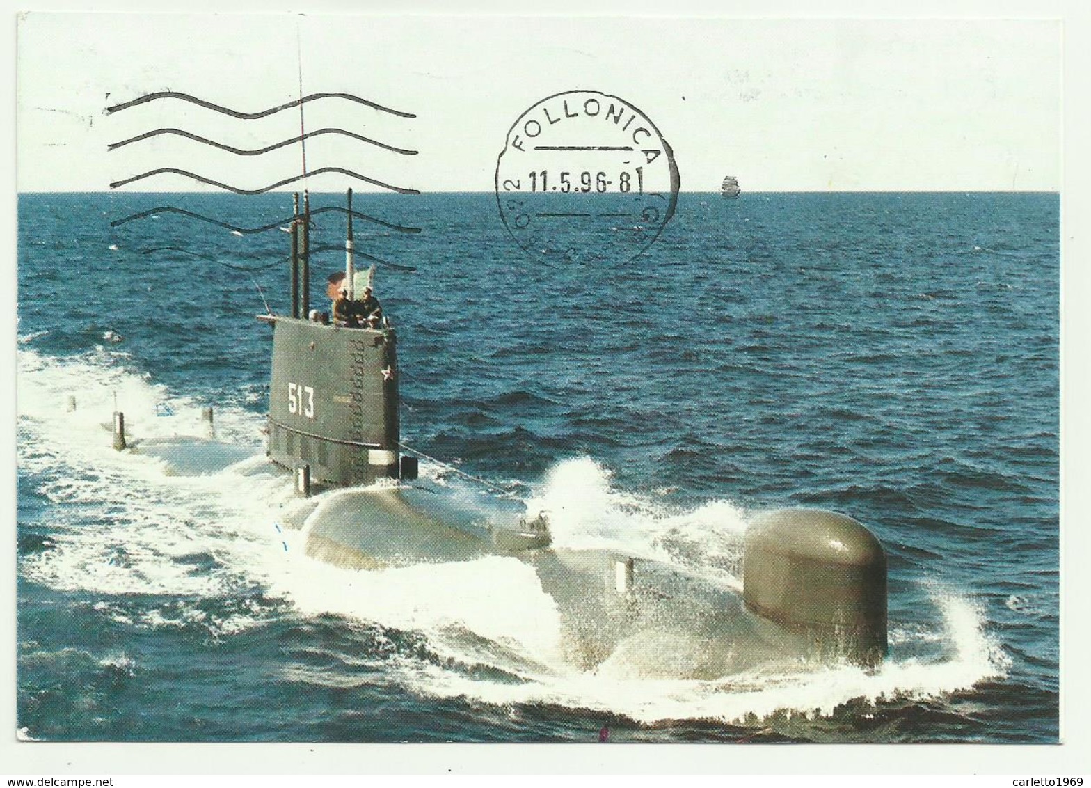 SOMMERGIBILE ENRICO DANDOLO VIAGGIATA FG - Submarines