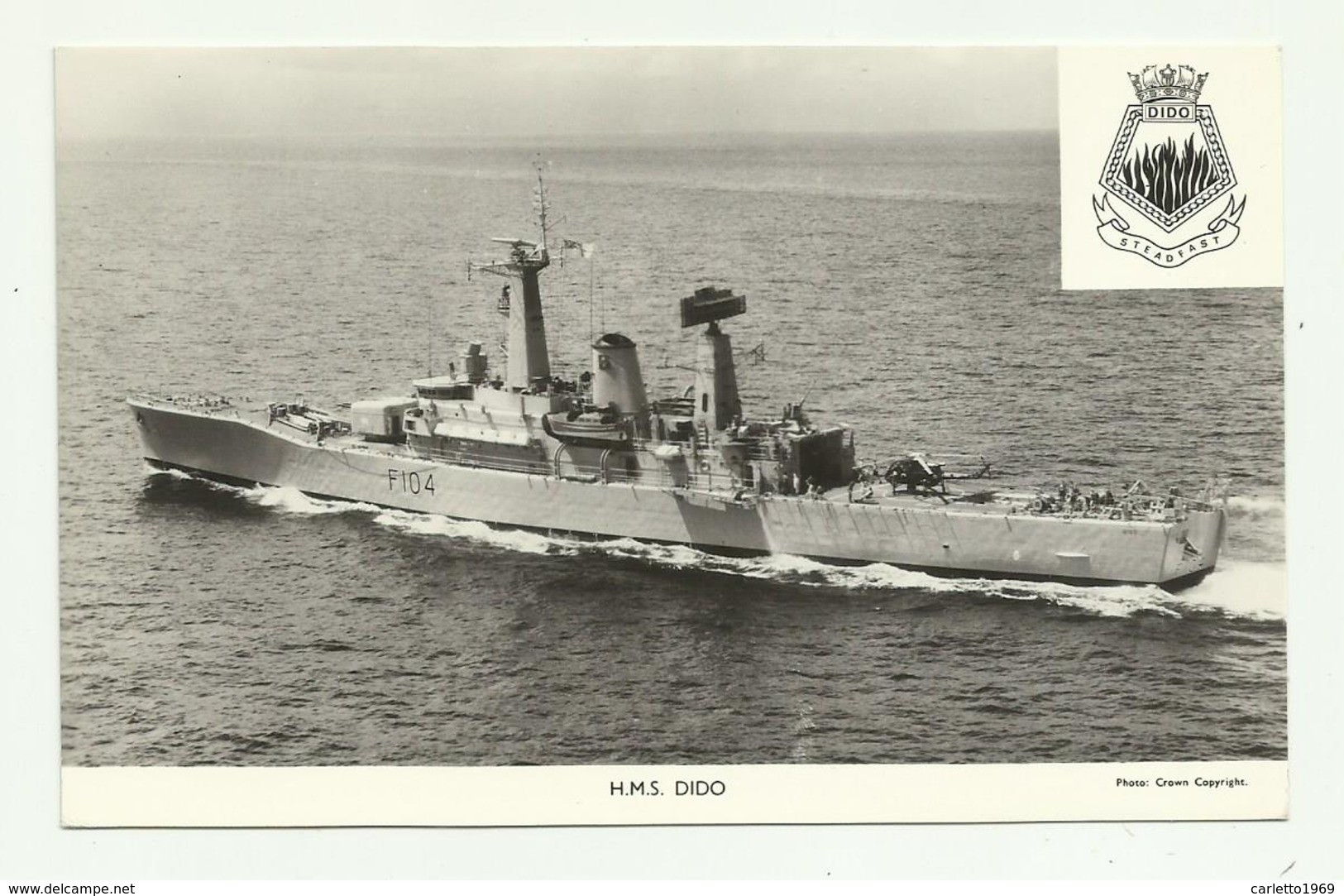 ROYAL NAVY   H.M.S. ALBION  - NV FP - Warships