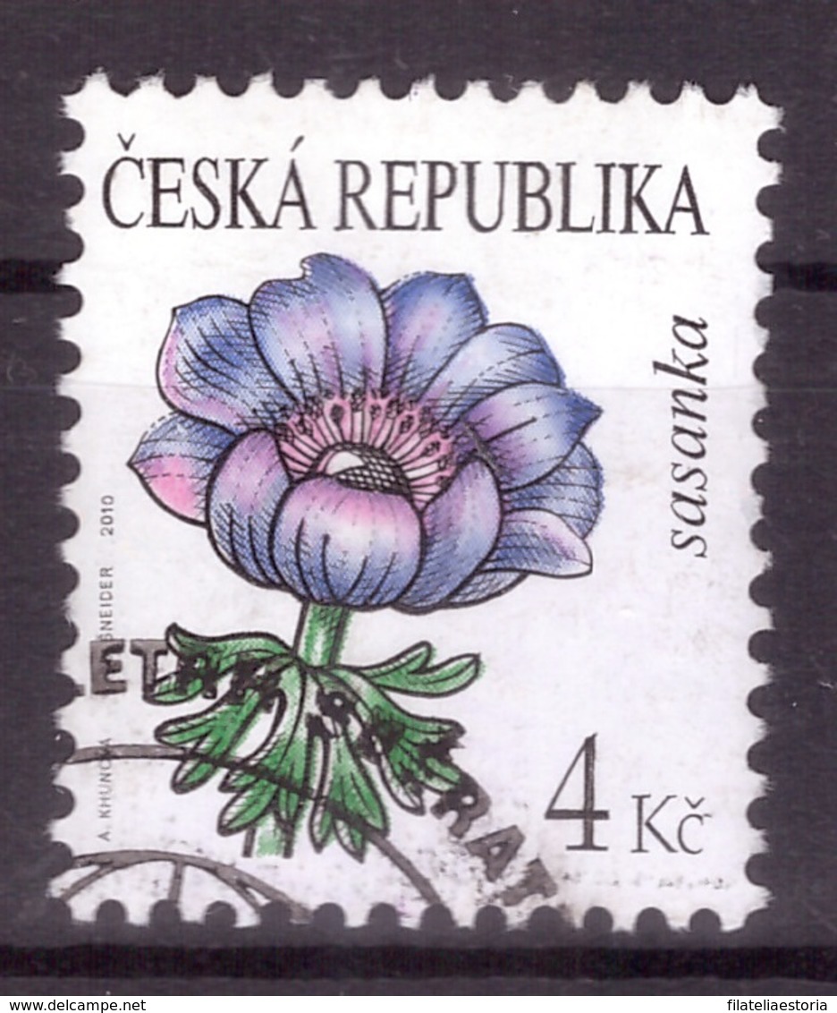 République Tchèque 2010 - Oblitéré - Fleurs - Michel Nr. 651 Série Complète (cze022) - Oblitérés