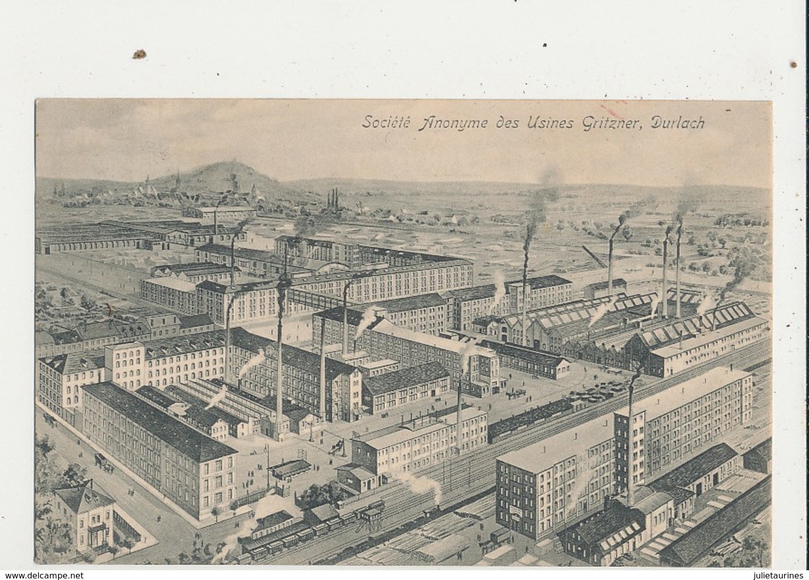 Durlach Societe Anonyme Des Usines Gritzner CPA BON ETAT - Karlsruhe