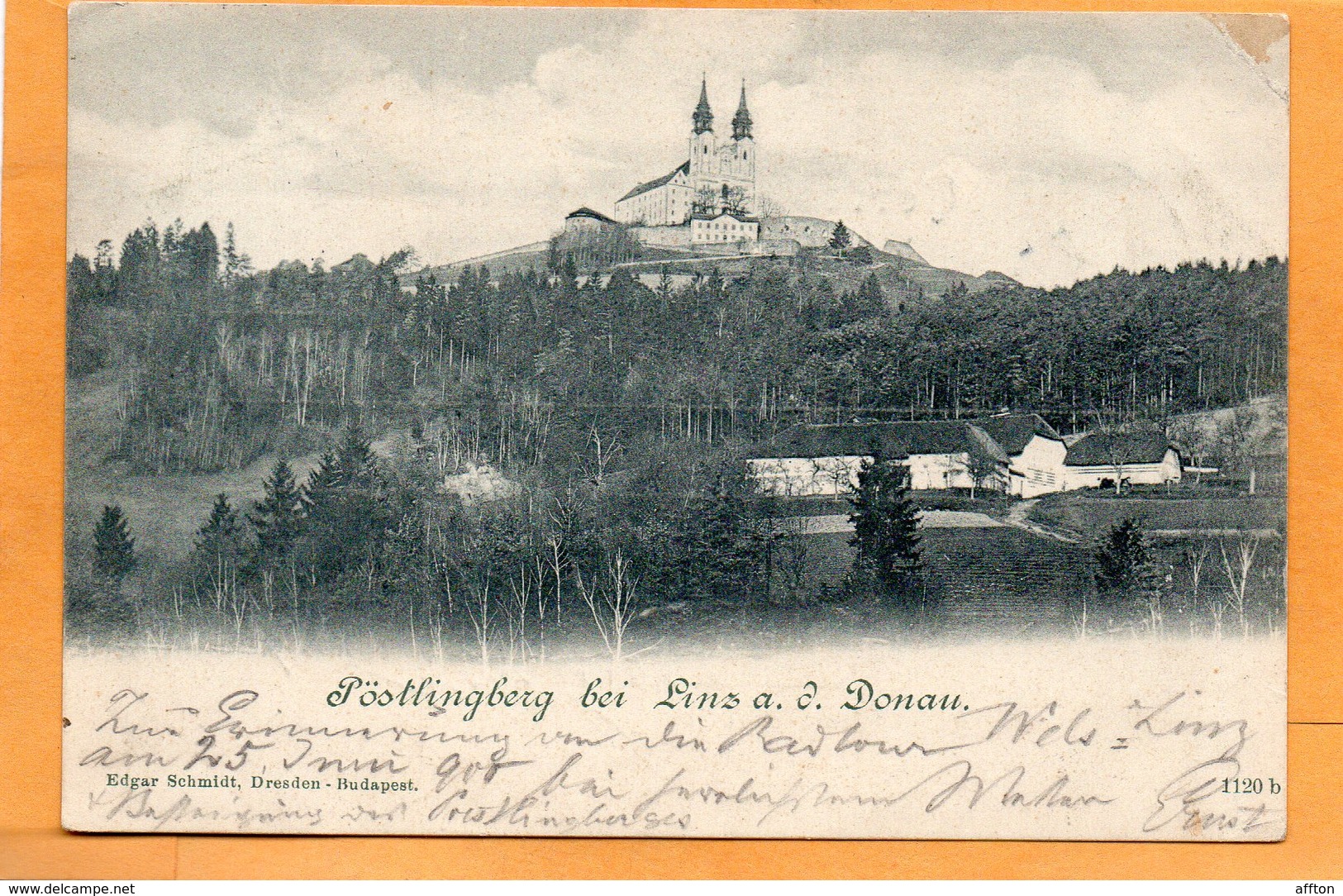 Postlingberg Bei Linz A.d. Donau 1914 Postcard - Linz Pöstlingberg