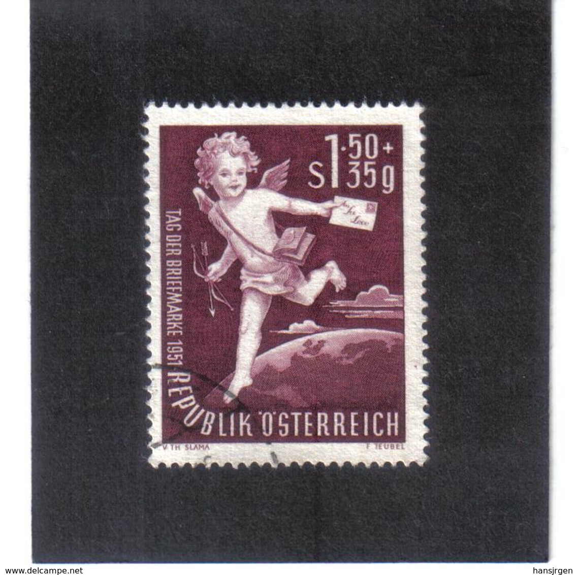 SOS795 ÖSTERREICH 1952  MICHL 972 Used / Gestempelt SIEHE ABBILDUNG - Gebraucht