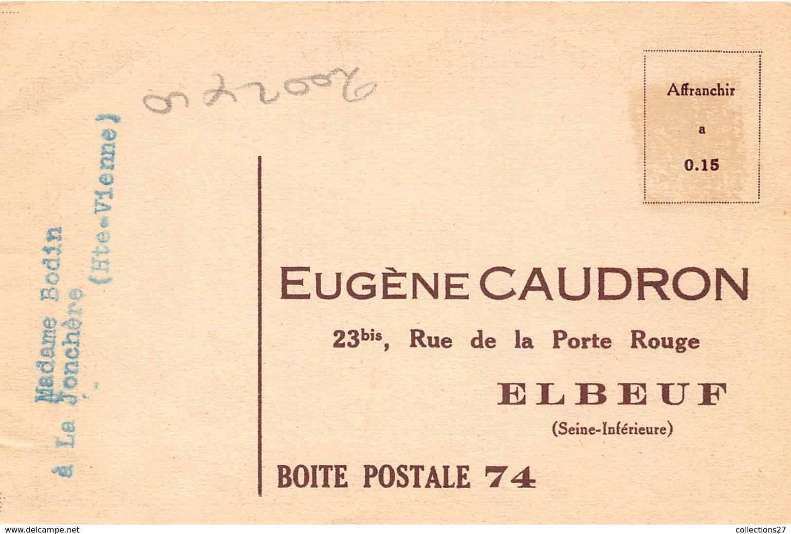 76-ELBEUF- VUE DES ETABLISSEMENT E CAUDRON - Elbeuf