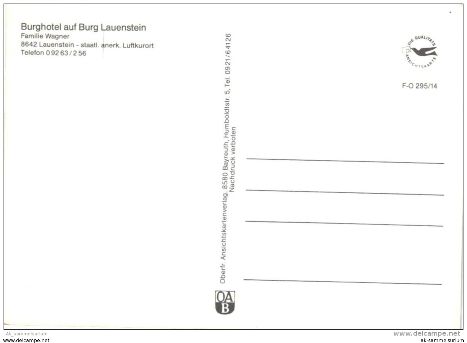 Lauenstein / Ludwigstadt / Kronach (D-A226) - Kronach