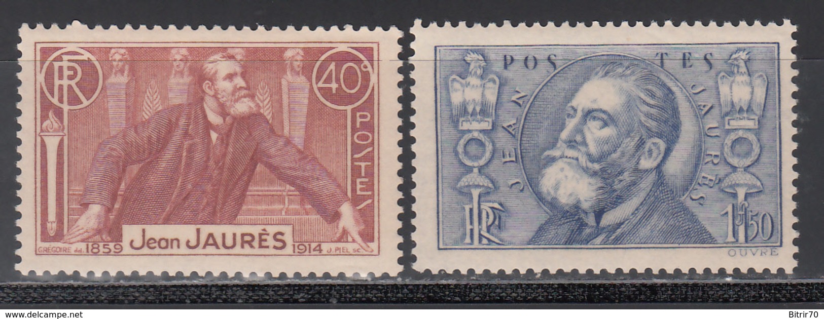 1936 Yvert Nº 318 / 319   MNH - Nuevos