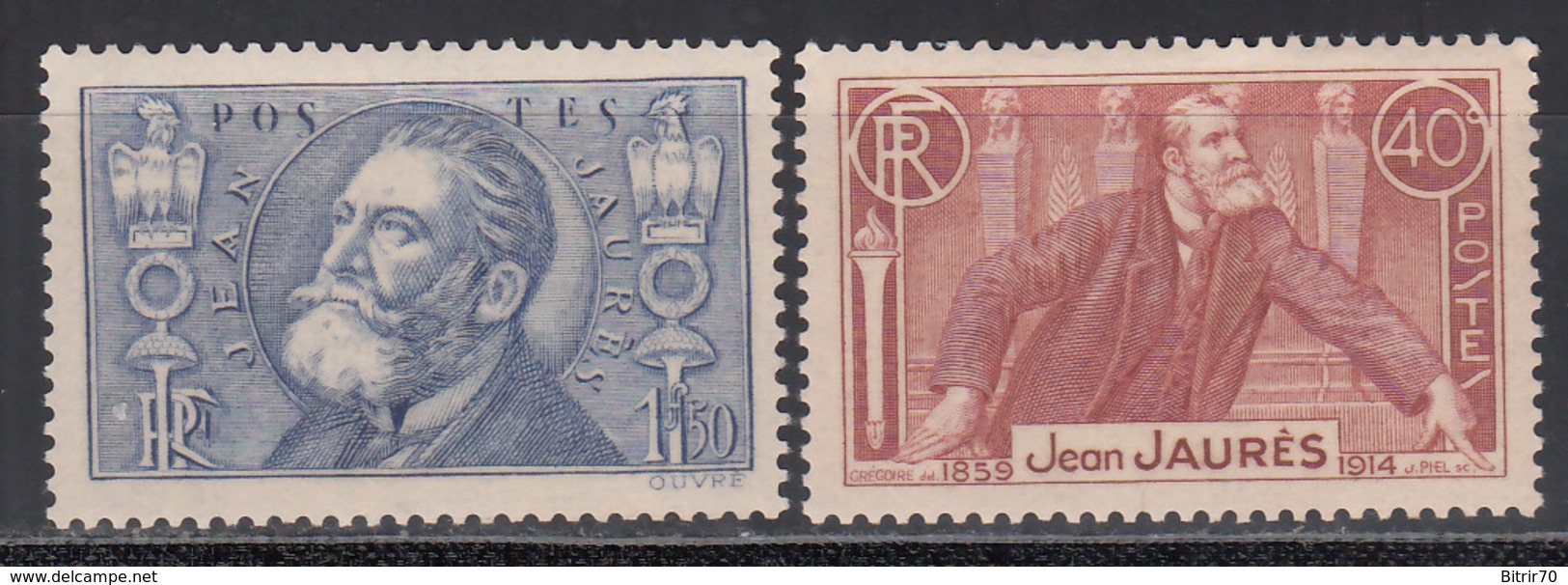 1936 Yvert Nº 318 / 319   MNH - Neufs