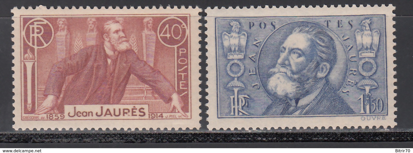 1936 Yvert Nº 318 / 319   MNH - Nuevos