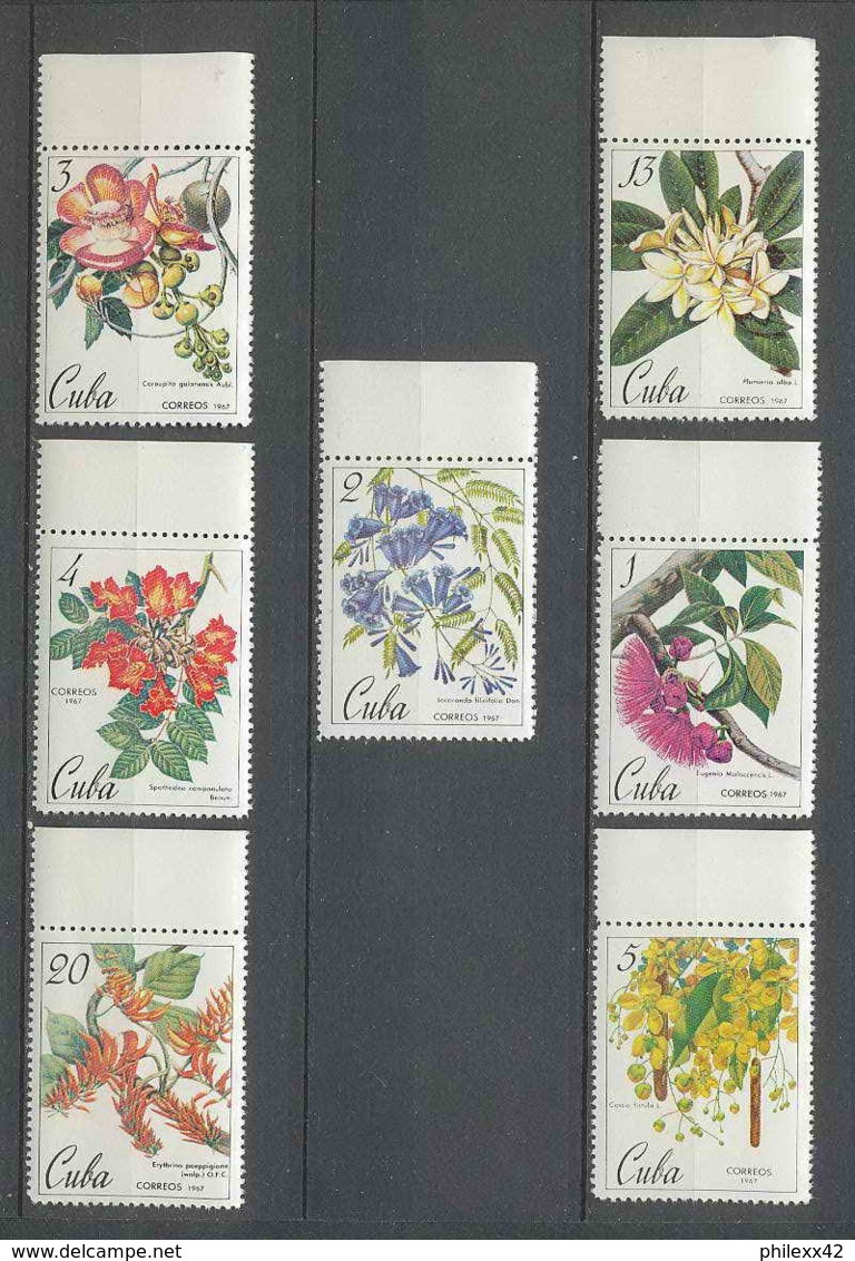 180a - Cuba ** MNH N° 1109/1115 Fleurs (fleur Flower Flowers) - Orchidées