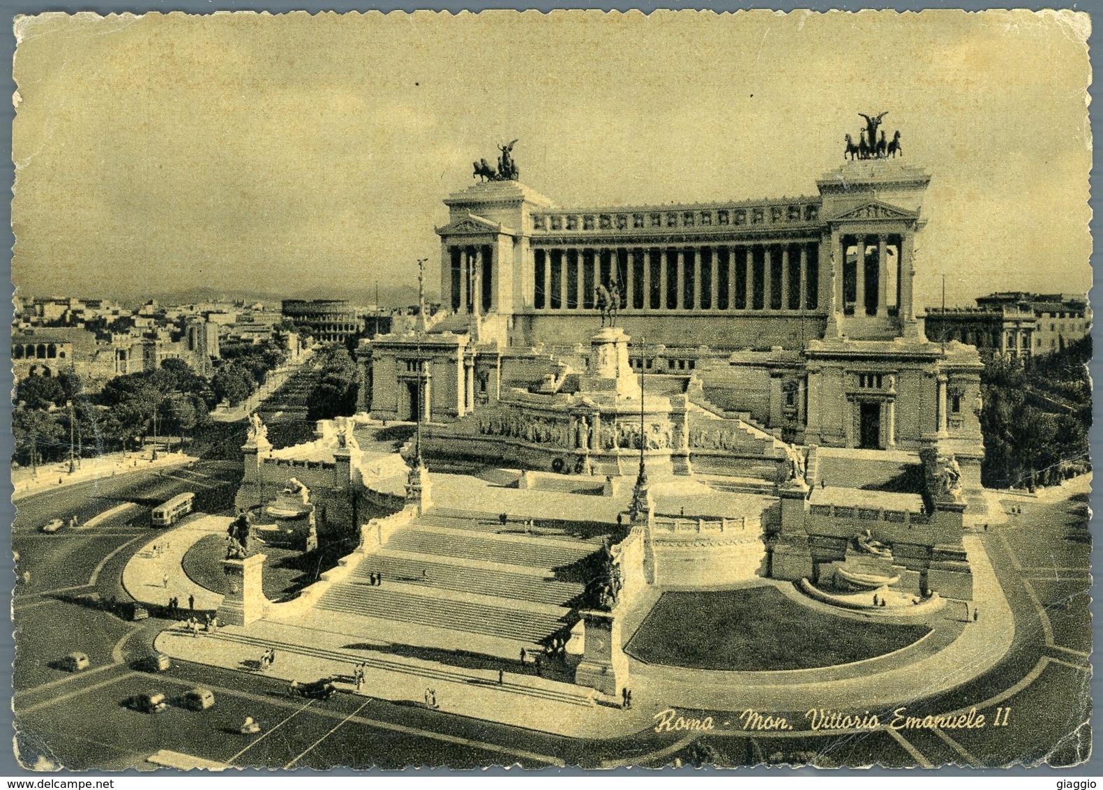 °°° Cartolina Roma N. 63 Mon.  Vittorio Emanuele Ii Viaggiata °°° - Autres Monuments, édifices