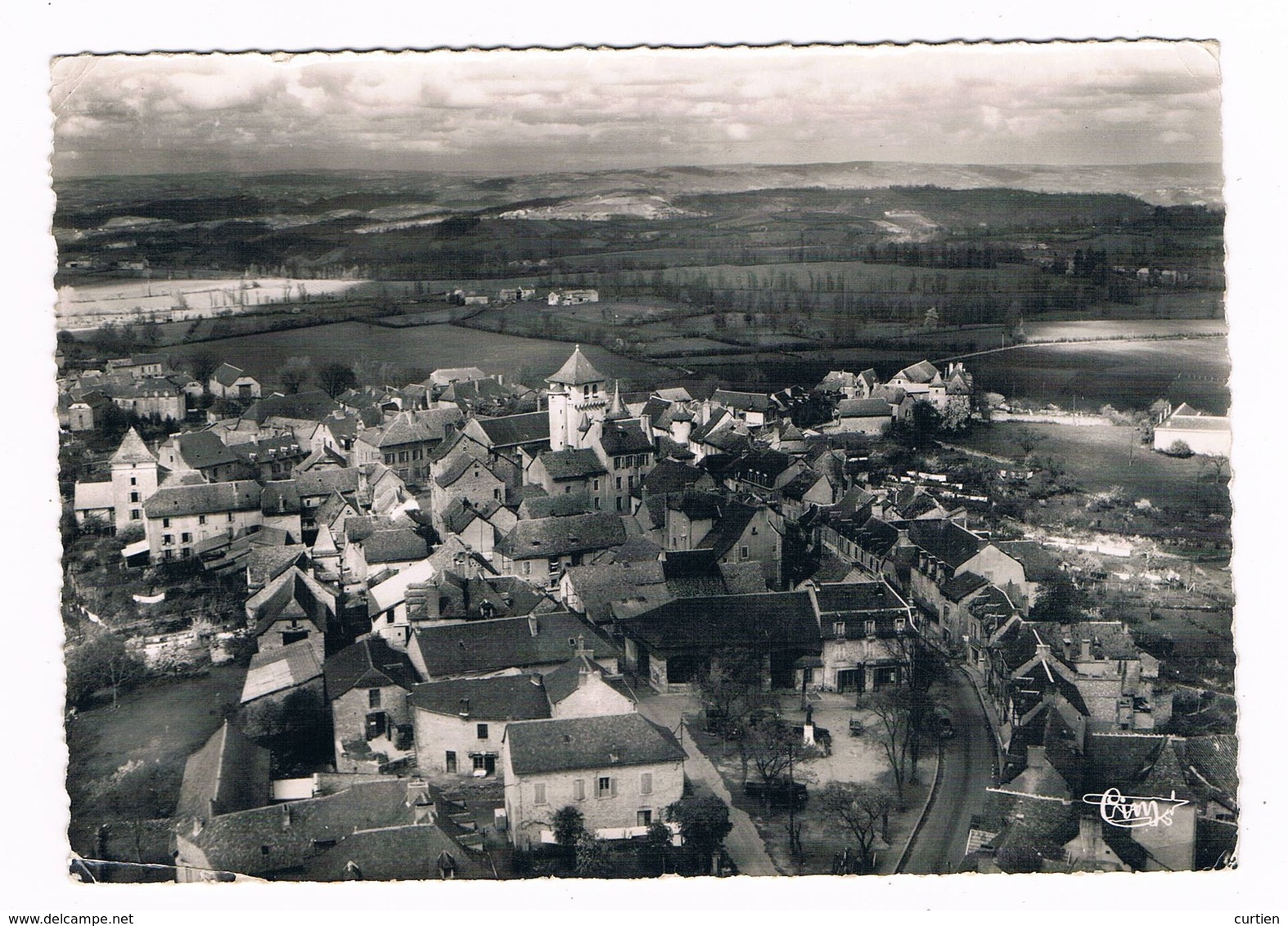 MONTBAZENS  12  Vue Aerienne En 1963 - Montbazens