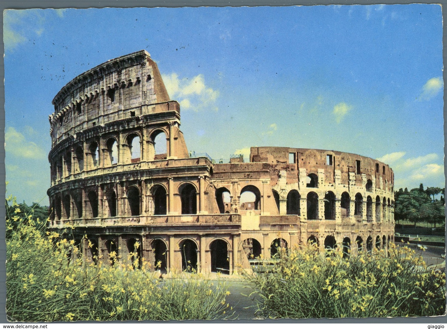 °°° Cartolina Roma N. 599 Il Colosseo Viaggiata °°° - Autres Monuments, édifices