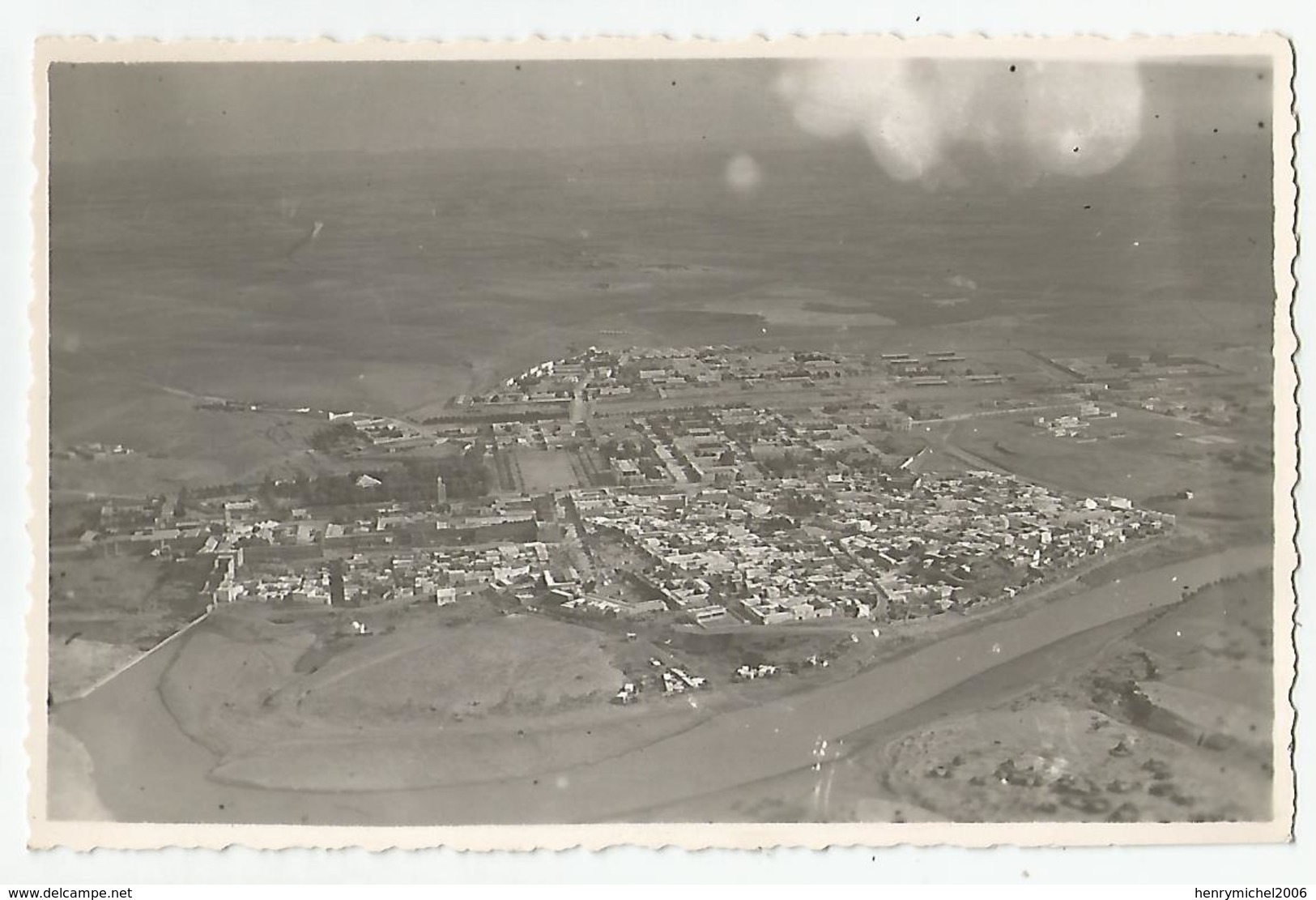 Maroc Kasba Tadla Carte Photo Vue Aérienne - Autres & Non Classés