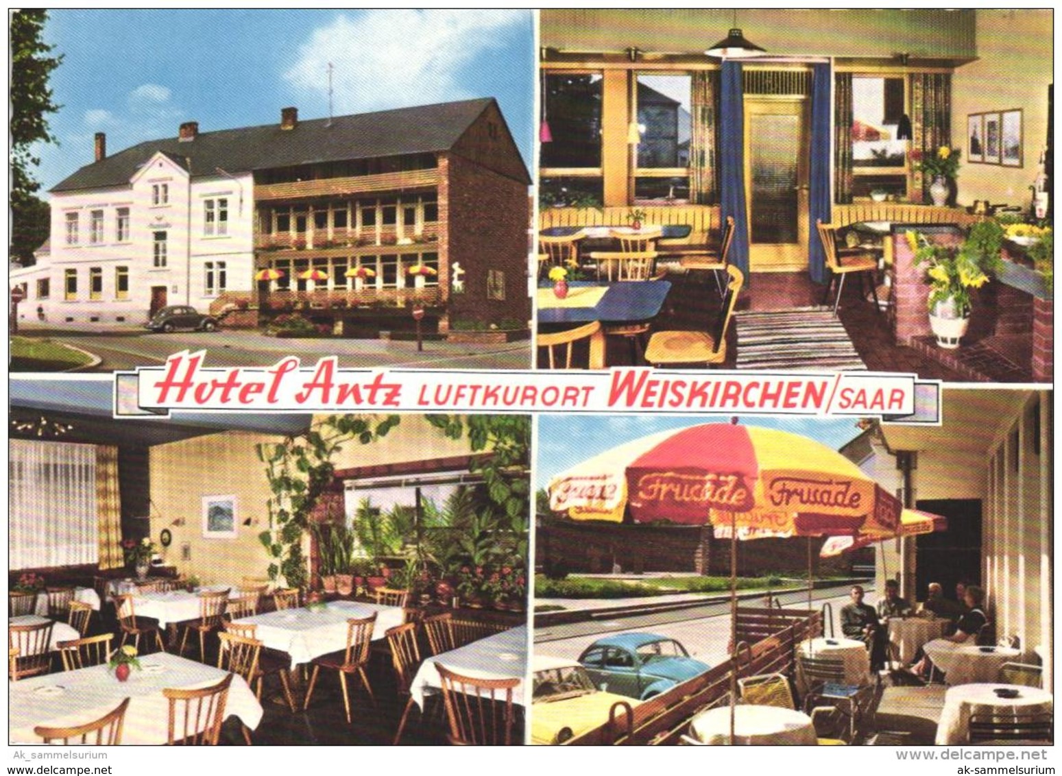 Weiskirchen / Hotel / Klappkarte (D-A248) - Kreis Merzig-Wadern