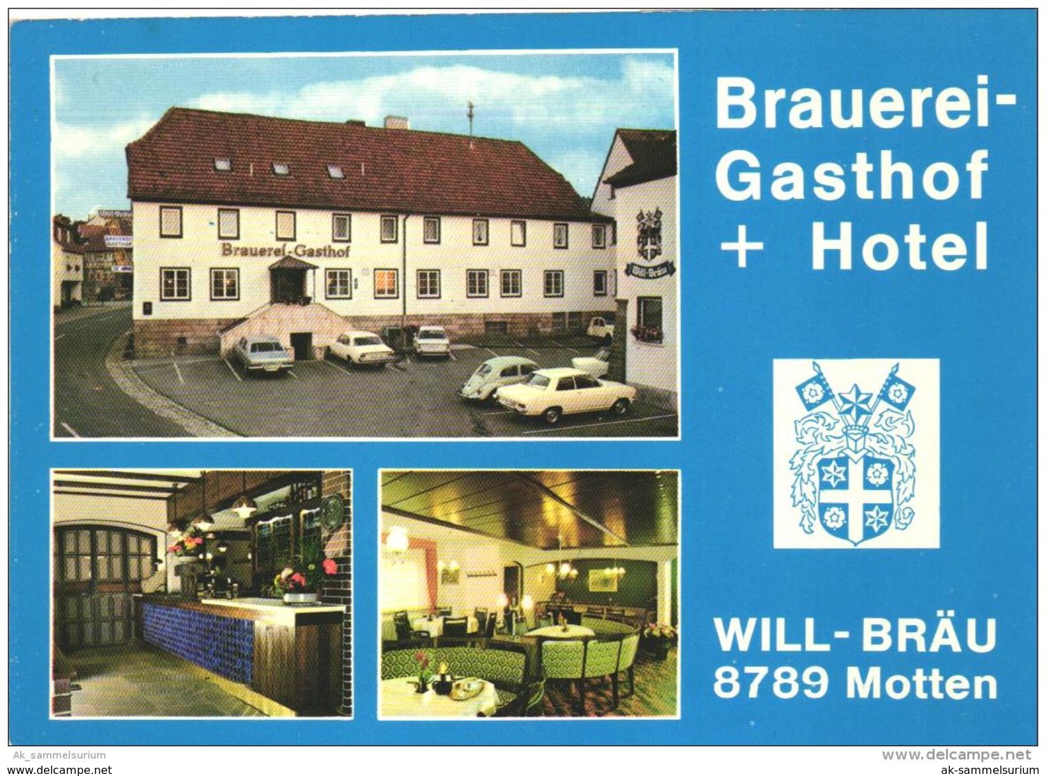 Motten / Lkr. Bad Kissingen / Gasthaus Will-Bräu / Sehr Schöne Doppel-Klapp-Karte (D-KW119) - Bad Kissingen