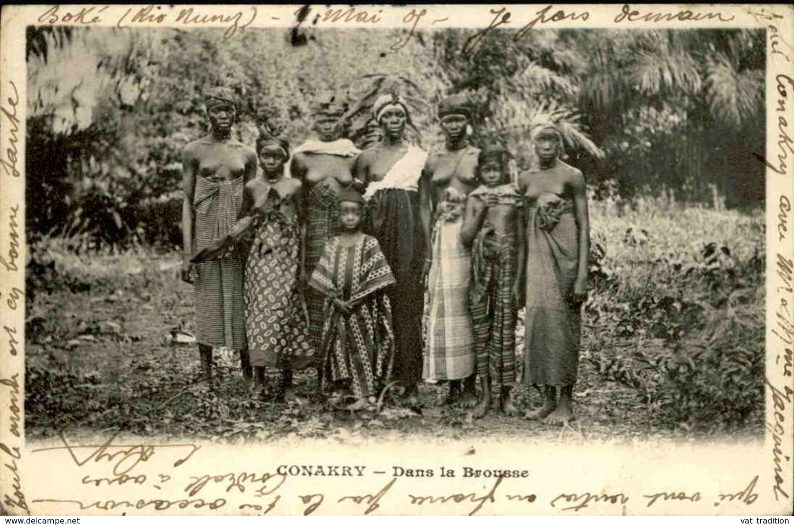 GUINÉE - Carte Postale - Konakry - Dans La Brousse -  L 30001 - Guinée Française