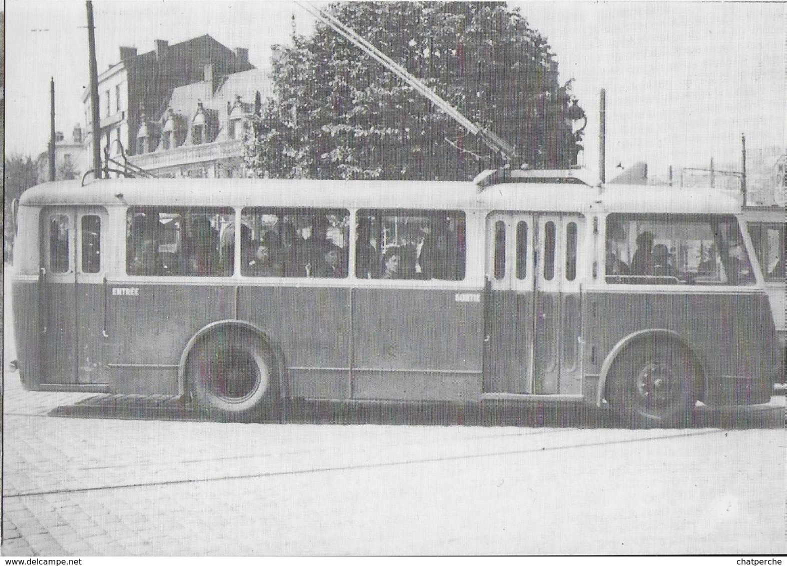 TRANSPORT TRAMWAY ET TROLLEYBUS DE SAINT-ETIENNE 42 LOIRE 2/07 LIGNE SOLEIL RASPAIL TROLLEYBUS VETRA CB 45 - Tram