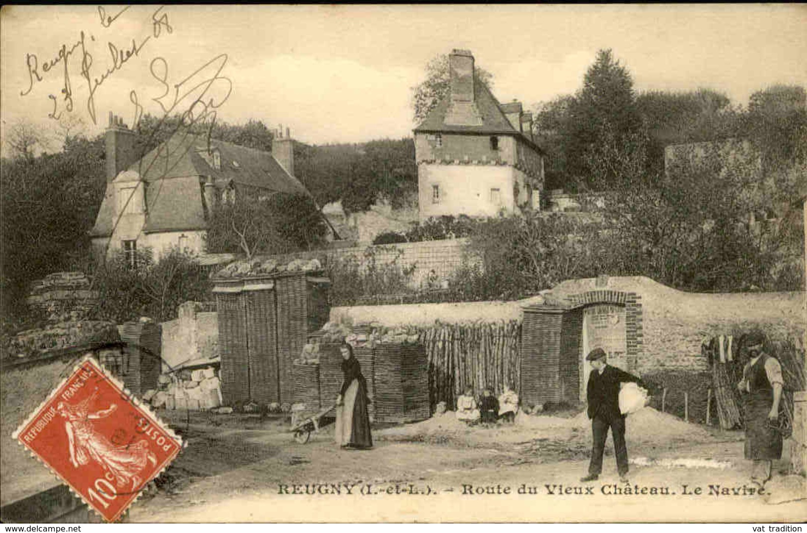 FRANCE - Carte Postale - Reugny - Route Du Vieux Château , Le Navire-  L 30002 - Reugny