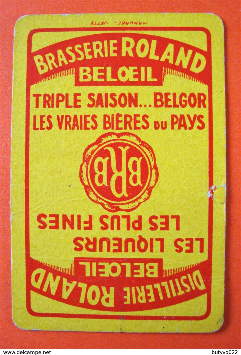 Une Carte à Jouer. Triple Saison Belgor. Brasserie Roland. Beloeil. - Autres & Non Classés