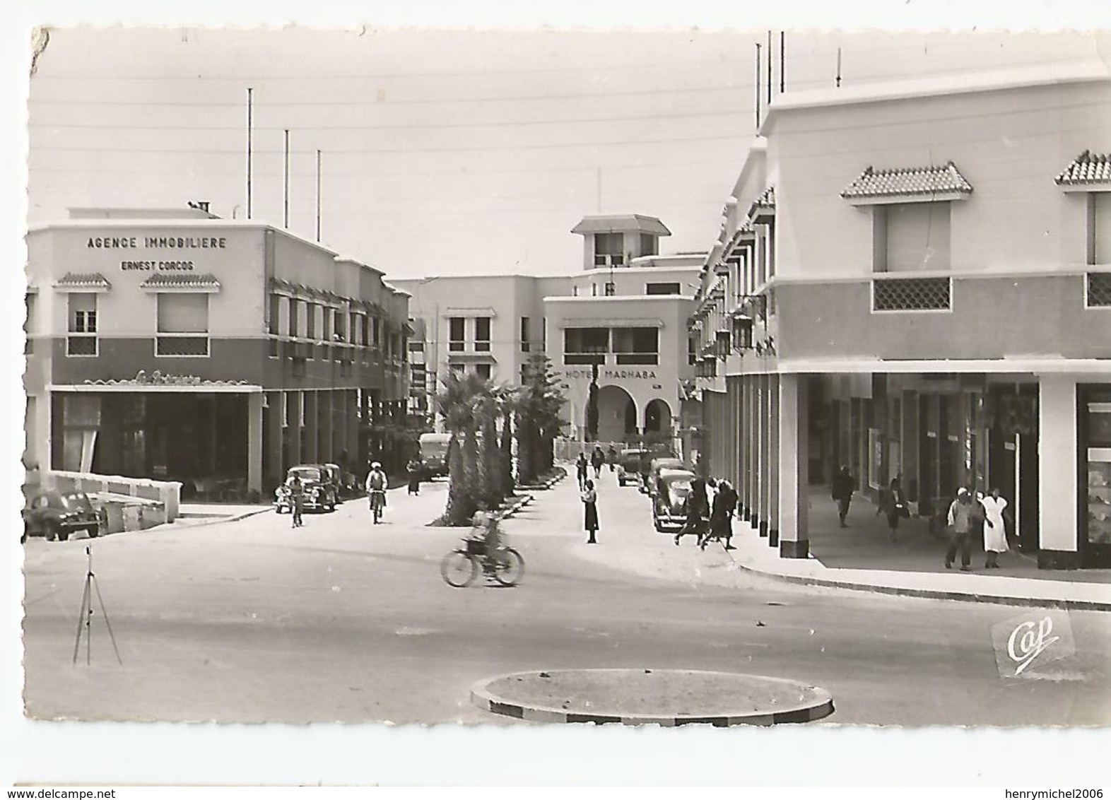 Maroc Agadir Rue Nicolas Paquet Et L'entrée De L'hotel Marhaba - Agadir