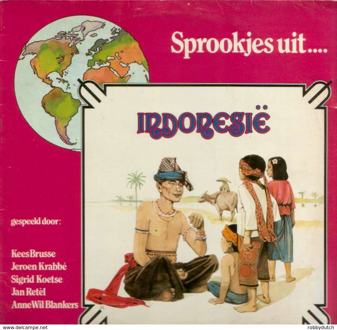 * LP *  SPROOKJES UIT INDONESIË - Diverse Vertellers - Kinderlieder