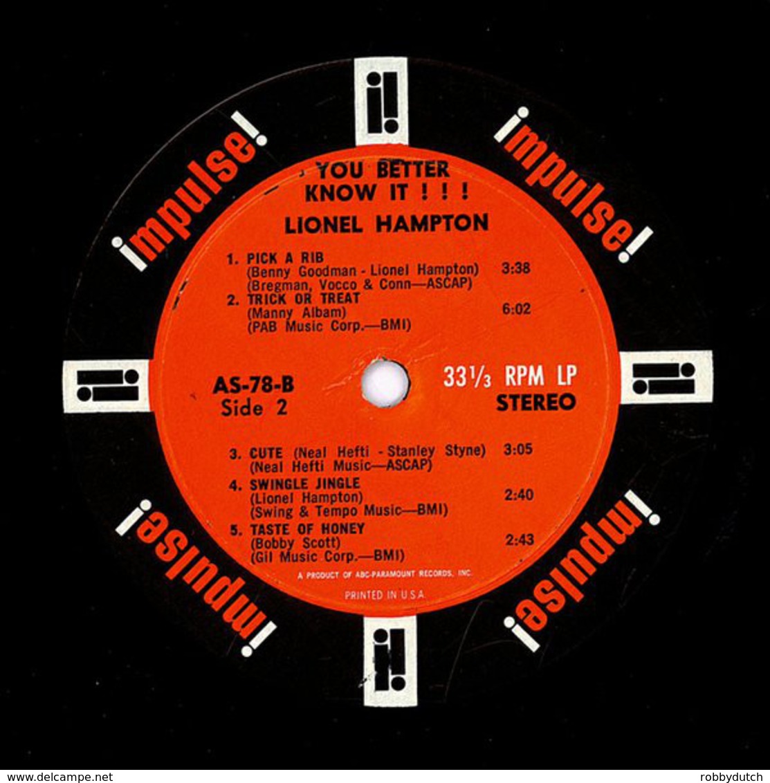 * LP *  LIONEL HAMPTON - YOU BETTER KNOW IT !!! (USA 1964 EX!!)