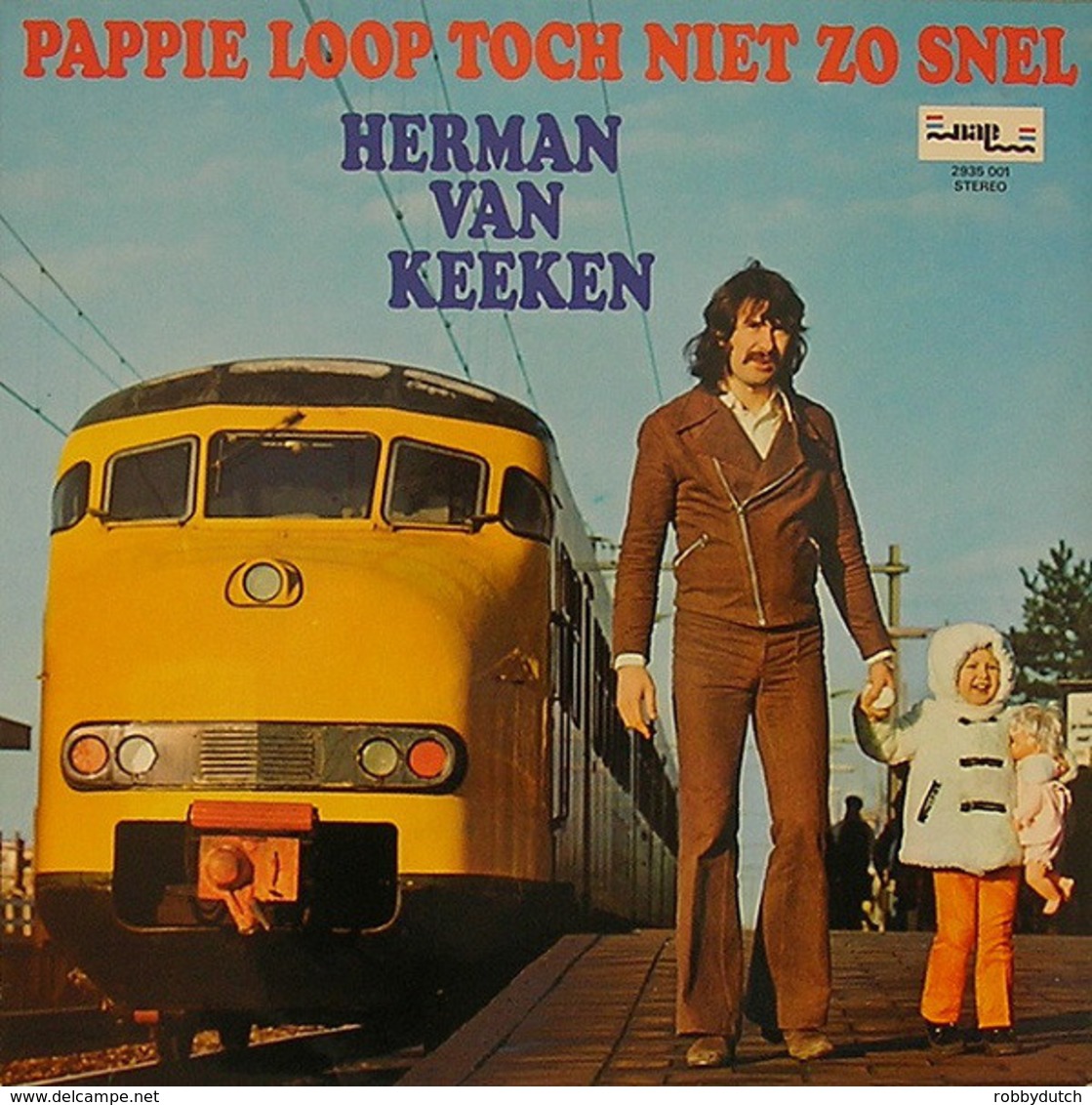 * LP *  HERMAN VAN KEEKEN - PAPPIE LOOP TOCH NIET ZO SNEL (HOLLAND 1971 Ex!!!) - Andere - Nederlandstalig