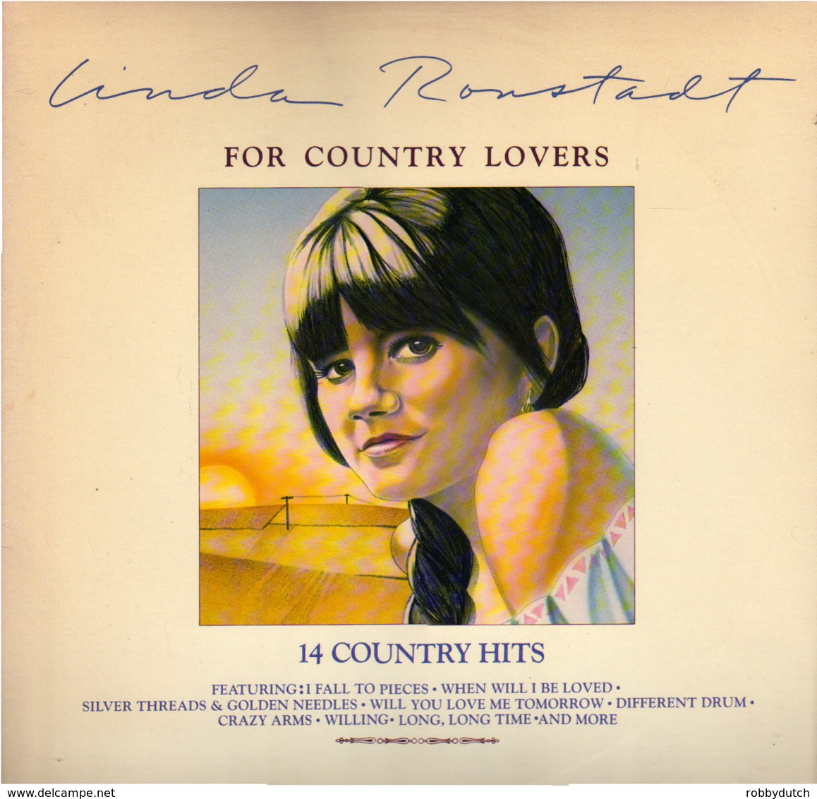 * LP *  LINDA RONSTADT - FOR COUNTRY LOVERS (USA 1981 EX) - Country En Folk