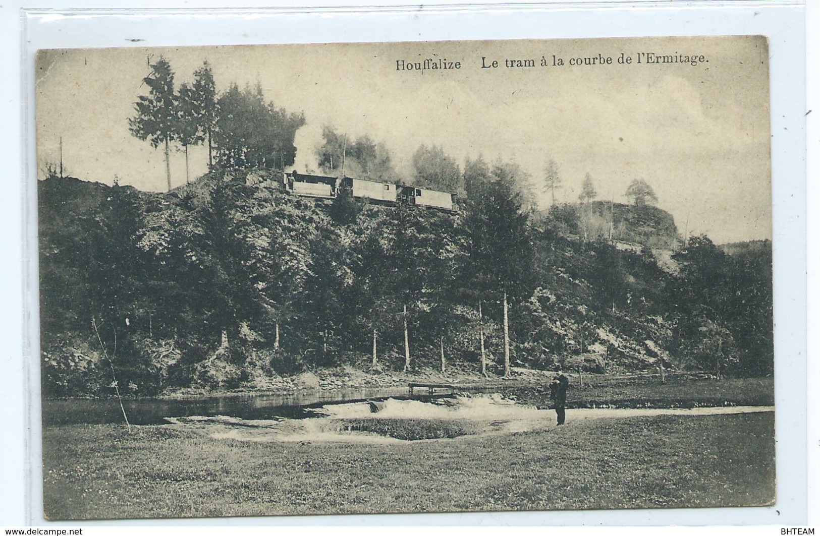 Houffalize Le Tram à La Courbe De L'Ermitage - Houffalize