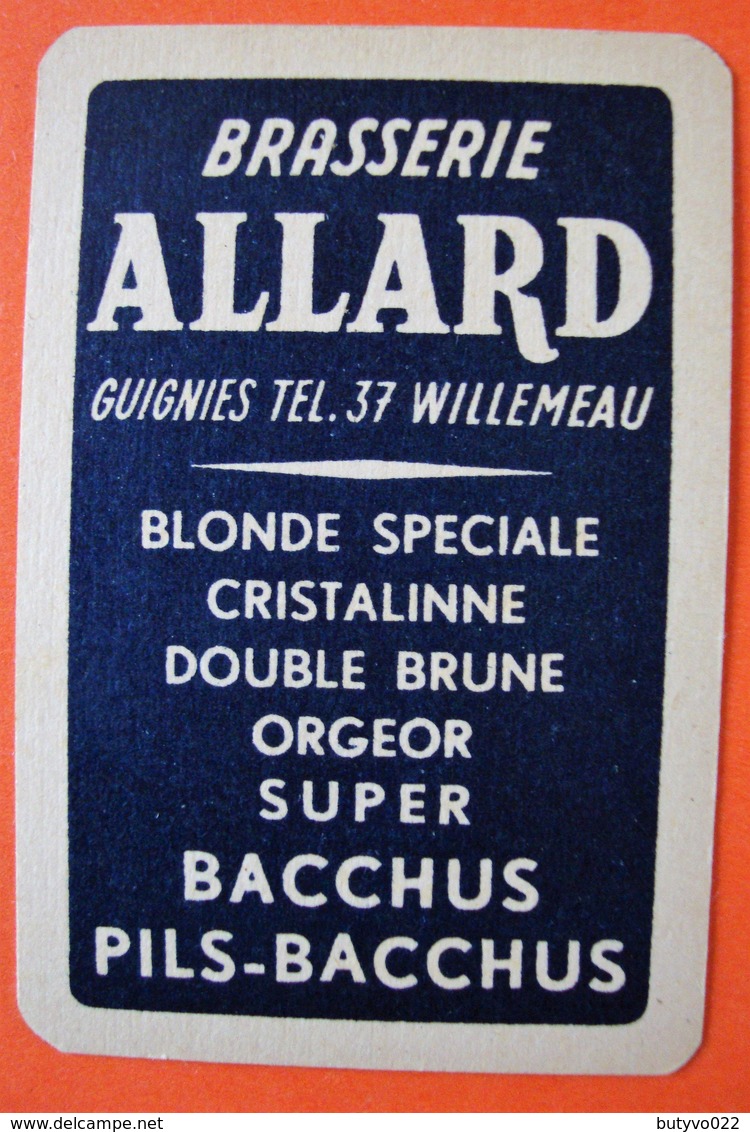 Une Carte à Jouer. Brasserie Allard. Guignies. - Otros & Sin Clasificación