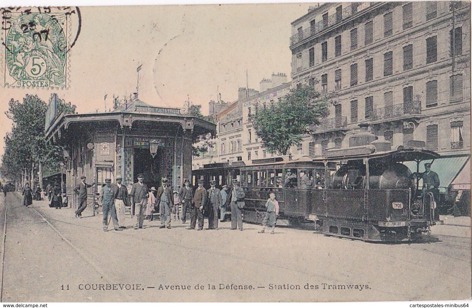 COURBEVOIE (92) - Avenue De La Défense - Marmuse 11 - 1907 - Courbevoie