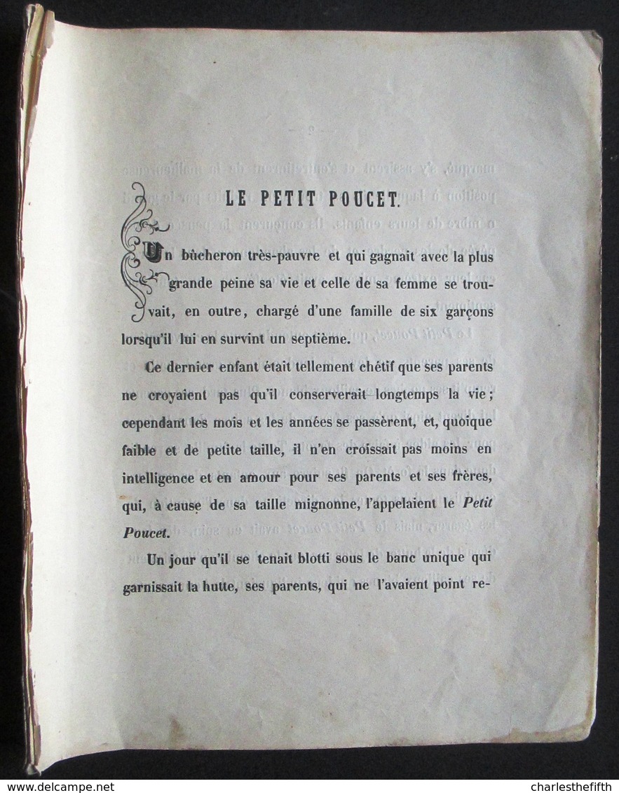 INTROUVABLE ! 6 GRAVURES COLOREES MAIN + pages livre complet * LE PETIT POUCIN - WENTZEL 1869 * !!!