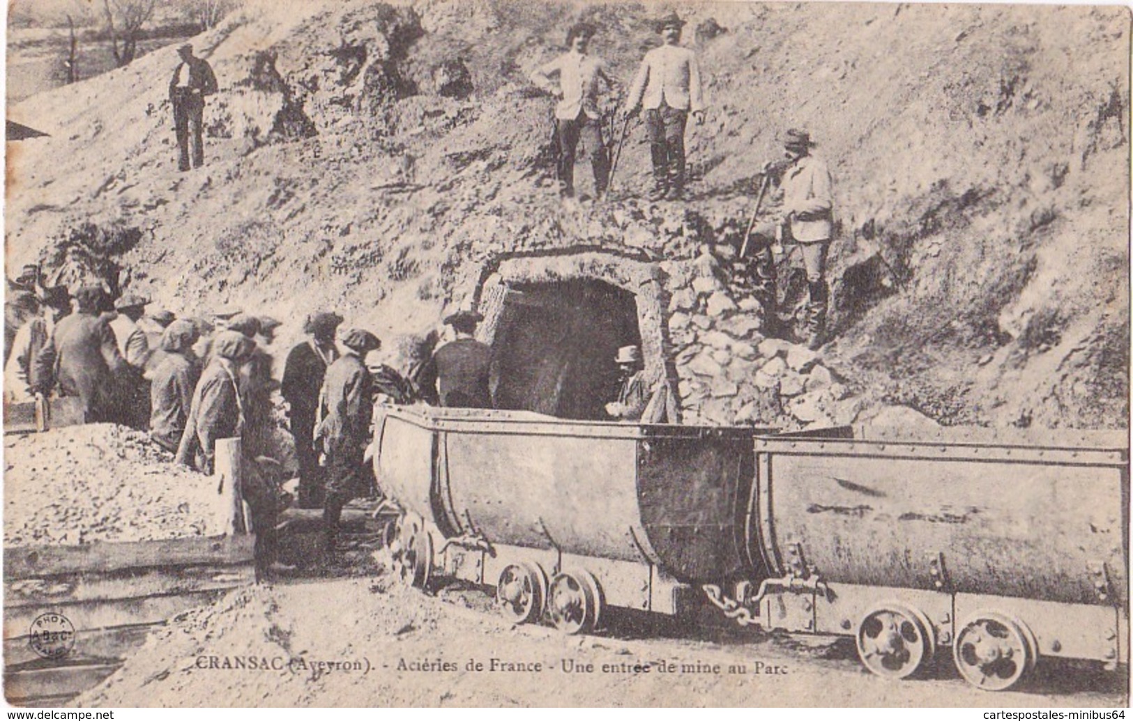 CRANSAC (12) - Aciéries De France - Entrée De Mine Au Parc - AB Nancy - 1905 - Sonstige & Ohne Zuordnung