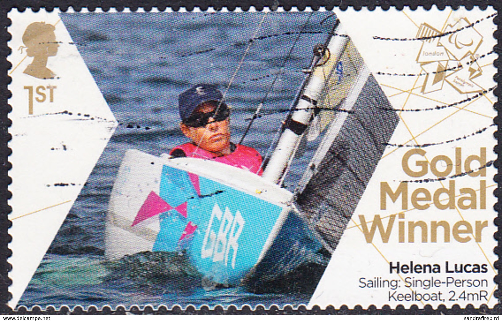 2012   GB Olympic Gold Medallists - Helena Lucas Keelboat 1st SG3397 - Used Stamps