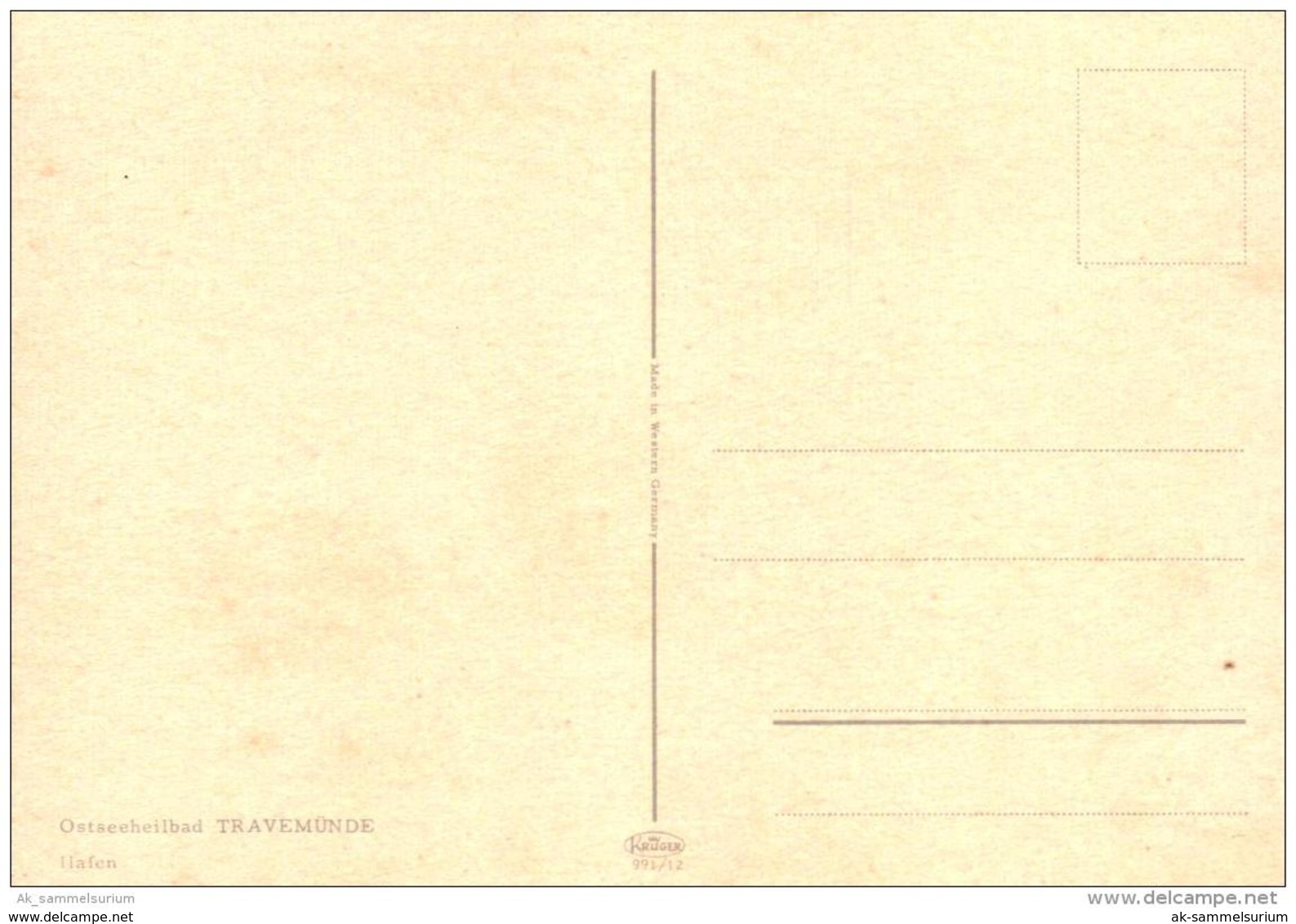 Hafen / Harbour / Port / Schiffe / Ships / Bateaux: Travemünde (D-A254) - Autres & Non Classés